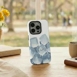 Cool Summer Ice Cubes iPhone Case, Slim Tough Protective Phone Cover for iPhone 17 16 15 14 13 12 11 Pro Max Plus Mini XS SE
