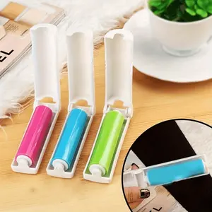 3pcs Washable Lint Sticking Roller Portable Pet Hair Remover Tool Reusable Roller Brush for Sofa Clothes Dog Cat Hair Sticking Roller