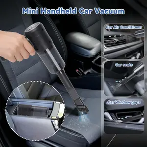 Car Vacuum Portable Cordless, Handheld Vacuum Cordless with 30Mins Rechargeable Battery,Small Handheld Vacuum Cleaner for Car,Office