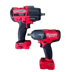 Milwaukee M18 18V High Torque Impact Wrench, 1/2'' Square Shank, 500/900/1000Nm, Brushless & Cordless, Redlink Overload Protection, Four Settings, Circular LED, for Mechanical, Automotive and Industrial Use