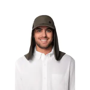 Teton Lightweight Neck Drape Hat | Deep Olive