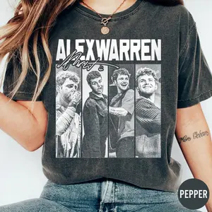 Vintage Alex Warren Bootleg Shirt, Music Tour 2026 Comfort Color Tee