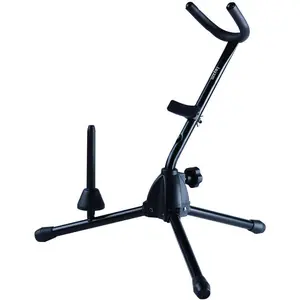 Alto/Tenor Saxophone Stand with Detachable Flute/Clarinet Holder, Adjustable Portable Stand for Alto Saxophone, Tenor Saxophone, Clarinet & Flute. Folding , Easy to Assemble and Disassemble.