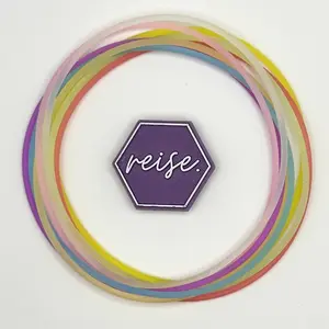 "Glow Up" / Glow-in-the-dark Stack / Silicone Stacking Bracelets / Moments Collection Stack