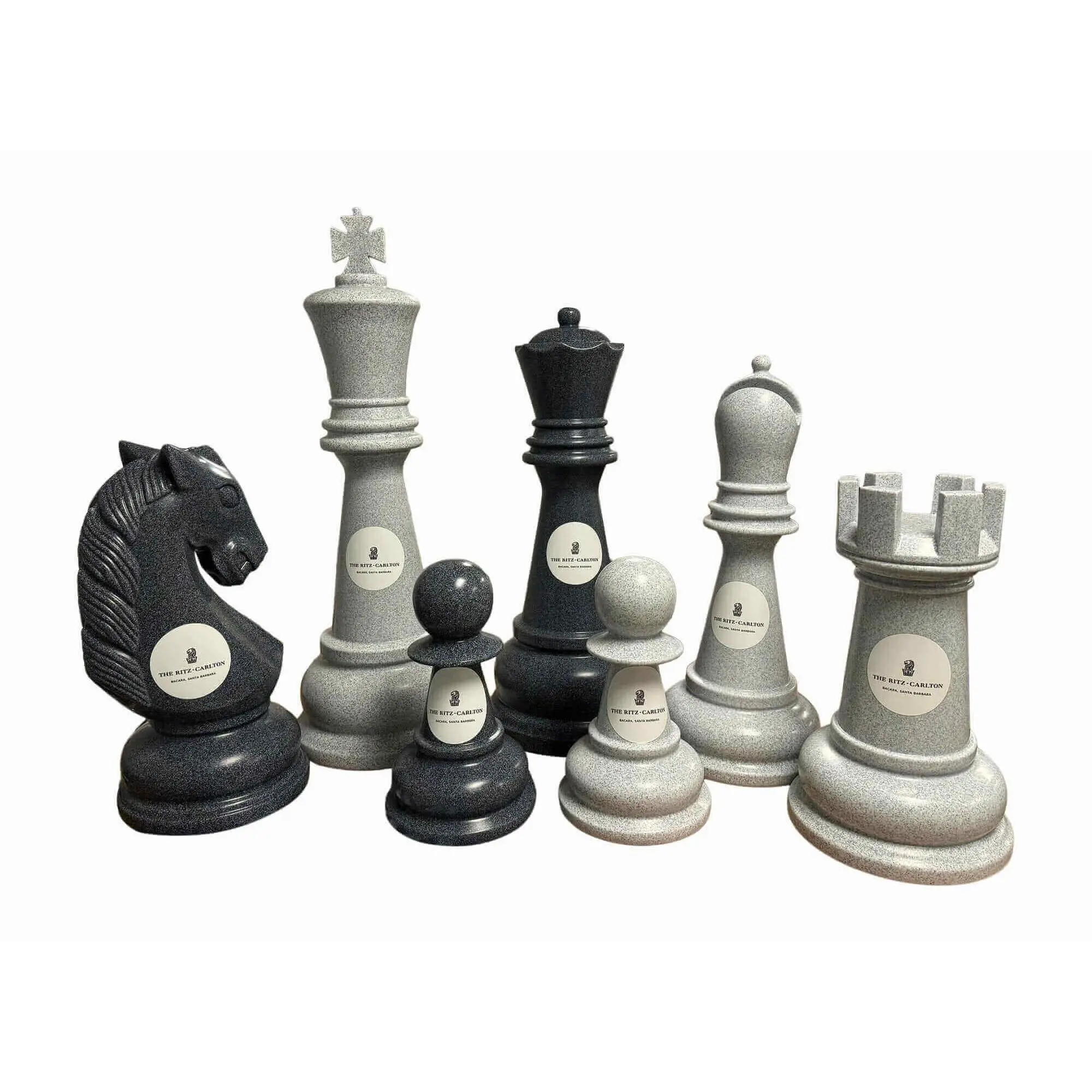 MegaChess Personalized 48" Perfect Chess Set | Light And Dark Gray