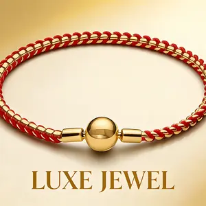 Blue/Red/Black/Pink Braided Charm Bracelet, High Polish Silver Plated Beaded Bracelet, Adjustable Casual Wristband