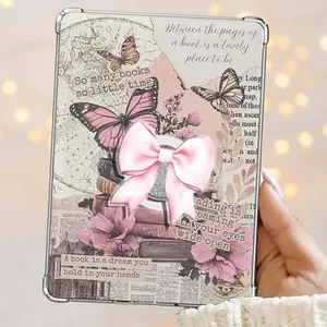 StyleOfMe Pink Bow Girlie Cute Coquette Magnetic Kindle Grip Kindle Holder Book Lover Grip Kindle Accessories Phone Holder MagSafe PopSocket Phone Grip Magnetic Pop Socket Phone Grip