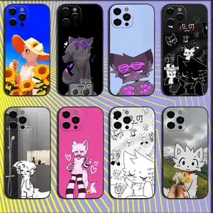 Cute B-Boykisser Phone Case For iPhone 17,16,15,14,13,12,11,Pro,X,XS,Max,XR,Plus,Mini Soft Black Cover