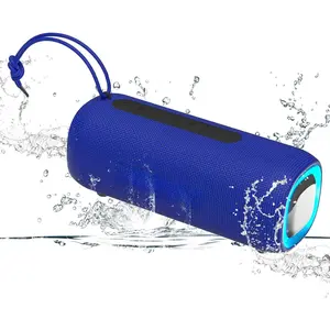 Speaker, Portable  Clear Loud Stereo Sound IPX5  with RGB Lights BT5.3 Long Playtime TWS Pairing,for  Party Outdoor Beach,  Choice (Blue)