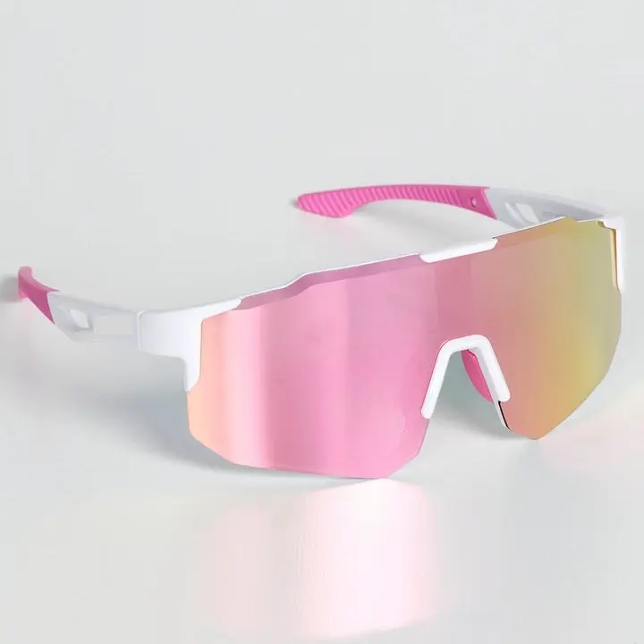 High Performance Polarized Sports Sunglasses UV400 Protection Mirrored Lenses Large Shield Frame Glasses Bike Sunglasses Eye Streetwear