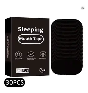 30 Packaging - Mouth Tape, Sleeping Upgrade, Super Breathable, Sports Tape, For Sleep, Sleeping Mouth Tape - Skin Friendly, Latex Free, Easy Apply, Easy Remove, Mouth Tape for Sleeping, One Month Supply, Sport Accessory, Training Sleep Aid - Better Sleep