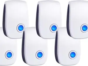 2026 Upgraded Ultrasonic Pest Control Repeller, Indoor Mouse Repellent for Rat, Mice, Rodent, Roach,Cockroach, Insect, Mosquito Electronic Plug in Pest Control 6 Packs