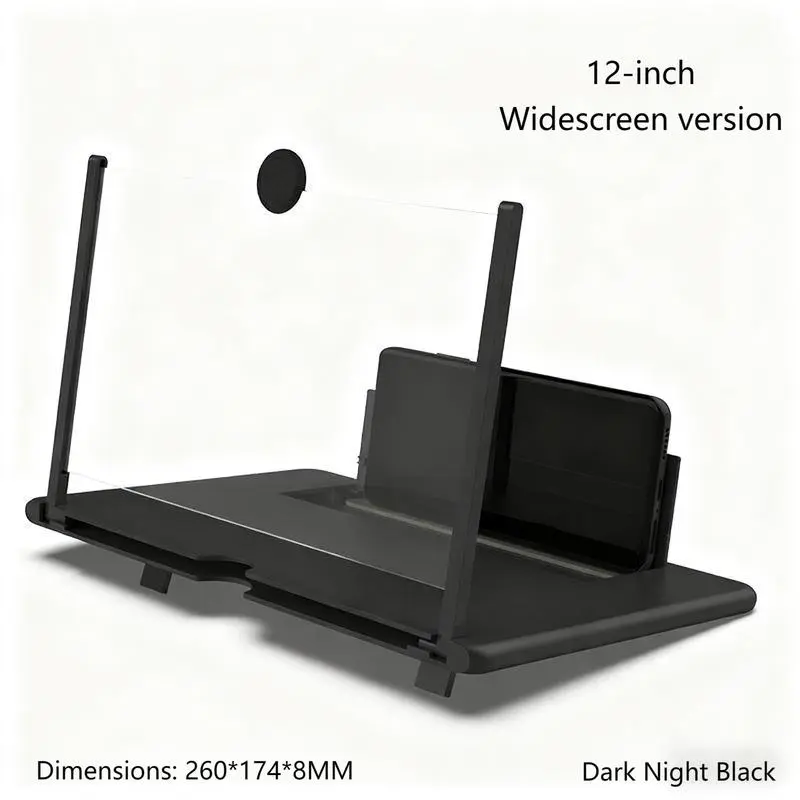 12 Inch Wide Screen Phone Enlarger! High-Definition Giant Screen for Watching Shows and Playing Games, Available in Multiple Colors, Turns Your Phone into a Movie Theater in Seconds!