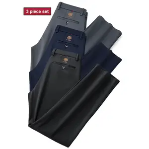 Men's new loose straight elastic formal pants, business suit pants, business tiger head suit, suitable for all seasons, casual formal wear, business wear