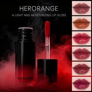 HERORANGE Glossy Lip Glaze | 6 Shades Available | Plumping Hydrating Moisturizing Non-sticky | Long-lasting Transfer-proof | Glass-like Shine Finish | Perfect Gift Set ✨ #HERORANGE #LipGlaze #PlumpingLip #GlassLips