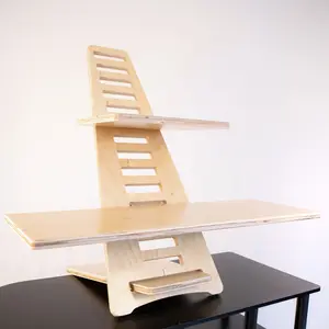 Natural Birch Standing Desk Converter ($99 and free delivery with code STANDANDDELIVER)