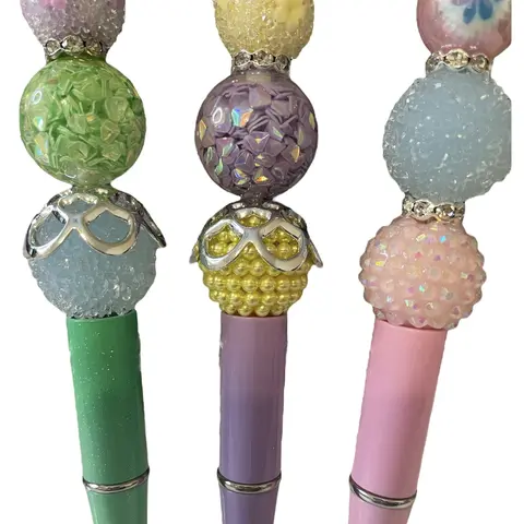 Pre Made or Custom Regular Special/Rare Adorable - Cute Character Beaded Pens