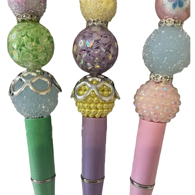 Pre Made or Custom Regular Special/Rare Adorable - Cute Character Beaded Pens