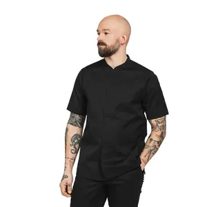 1097 Chef Shirt Smart Unisex - Black
