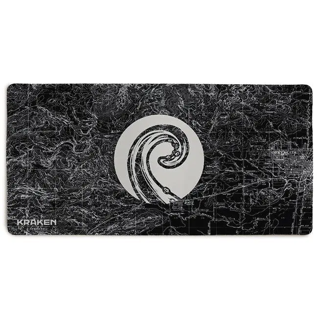 Kraken Circle Extended Fabric Handcrafted Mouse Pad - Gamer Stuff for Gaming Mouse, Desk Use