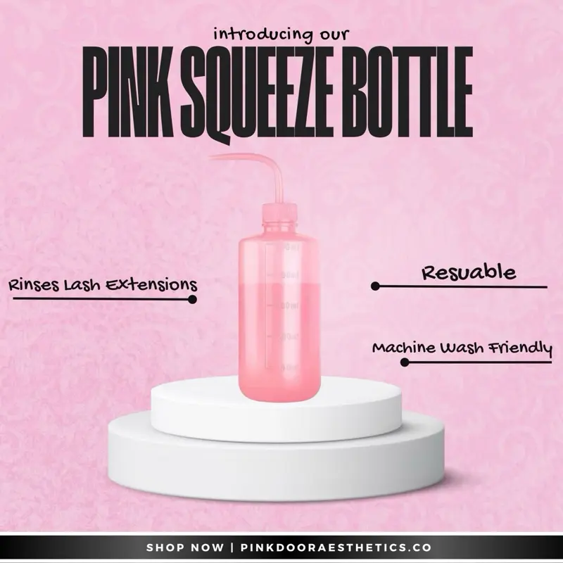 Pink Squeeze Bottle