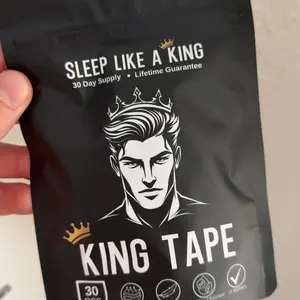 Product Review of King Mouth Tape - one month supply mouth tape for sleep, 30 Pack, black, gentle adhesion, for sleep Snoring Nose Breathing, Sleep Like a King from r**n