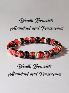 boon  Bracelet with Crystal Stone, Daylight Bright /dark Light Deep Crimson, Switches Between Night & Day, Attracts Wealth & Prosperity, Crystal Bracelets, Healing Crystal Bracelet