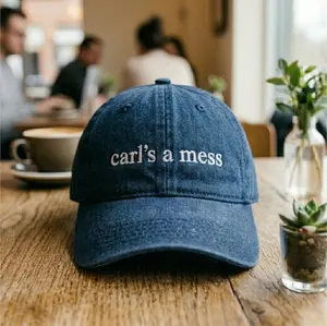 Carl's a Mess – Embroidered Dad Hat for Summer Reality TV Gift, Hamptons Weekend Cotton Cap