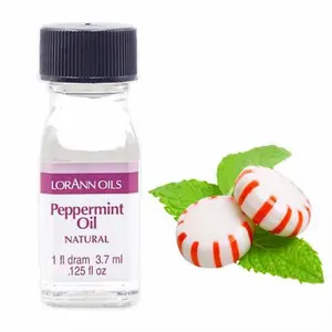 LorAnn Peppermint Super Strength Flavoring Oil for Chocolate & Candy 1 Dram
