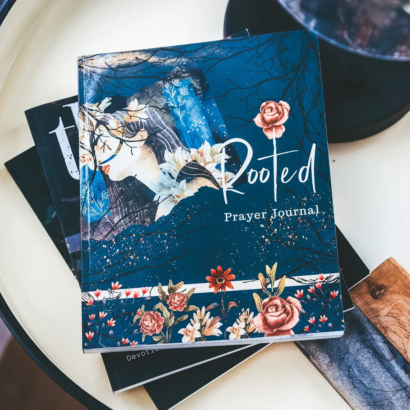 The Rooted Prayer Journal Volume 1 - Unabridged Paperback Soft Cover with 6-12 Month Guided Journal for Deepening Your Relationship with God - Bible