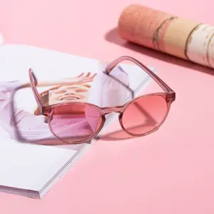 COLOSSEIN 2024 Square Frame Fashion Sunglasses with Colorful Mirror Lenses for Women and Adult Eyewear - Beach Style