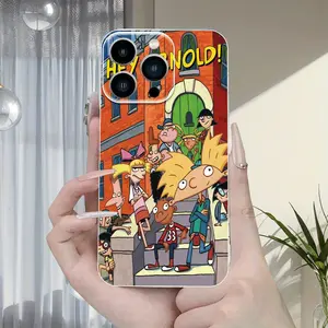 1pc New Hot Hey Arnold! Fashionable and creative new mobile phone case, all-inclusive anti-drop, anti-lens protection mobile phone case, suitable for iPhone 17 16 15 14 13 12 11 Pro Max Plus series mobile phone case