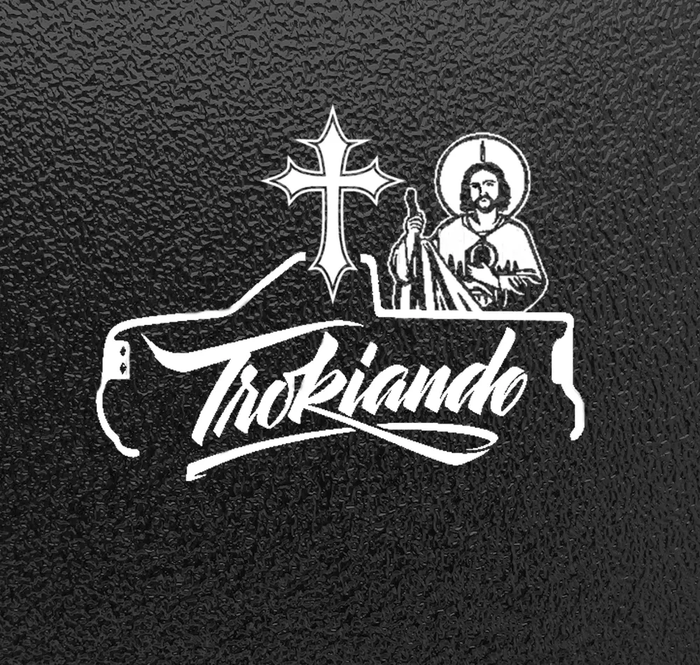 Trokiando y San Judas Tadeo Truck Vinyl Decal Sticker Waterproof High Quality