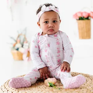 Enchanted Floral Lane Ruffle Footie