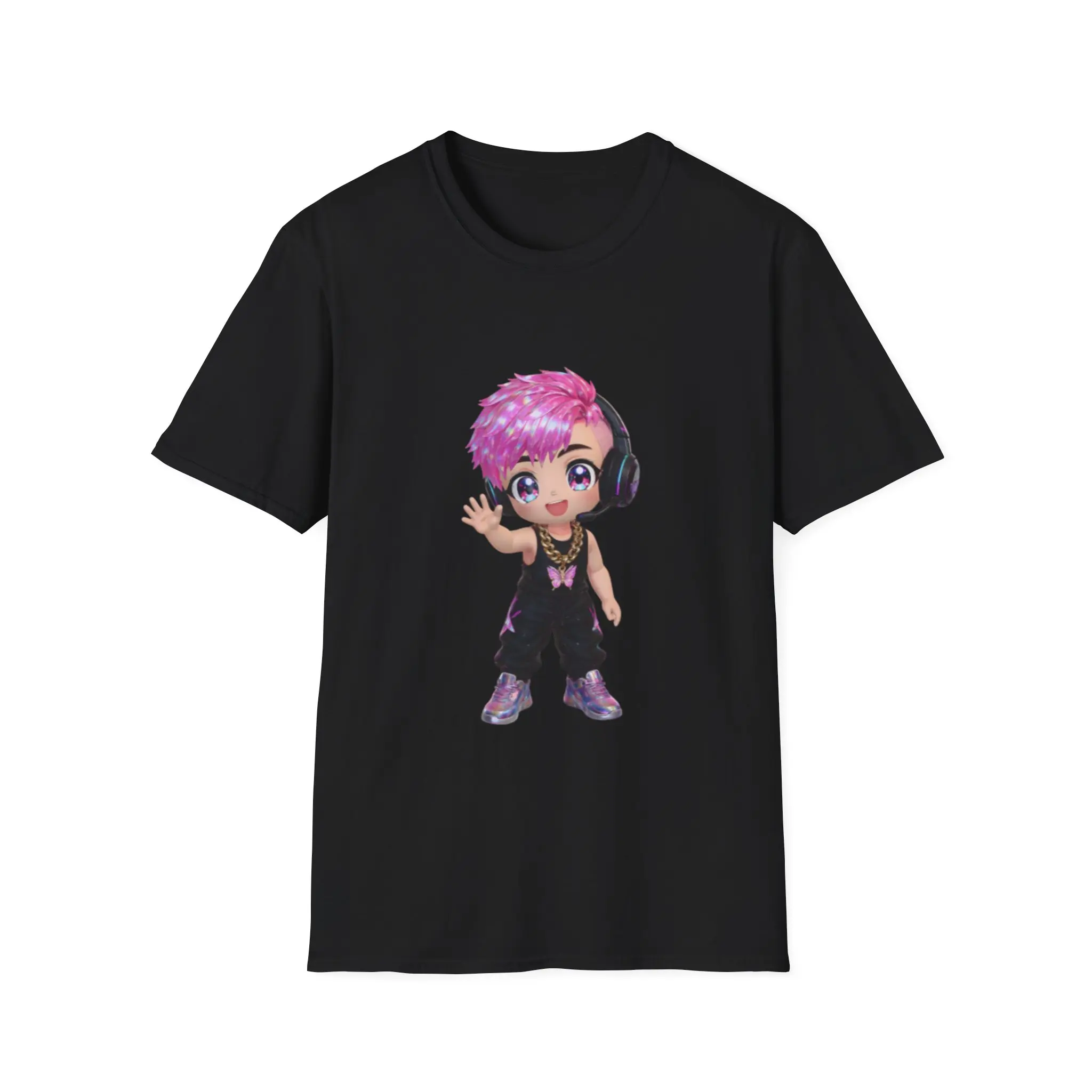ButterflyXGI Gamer Character T-Shirt | Cute Anime Avatar Tee