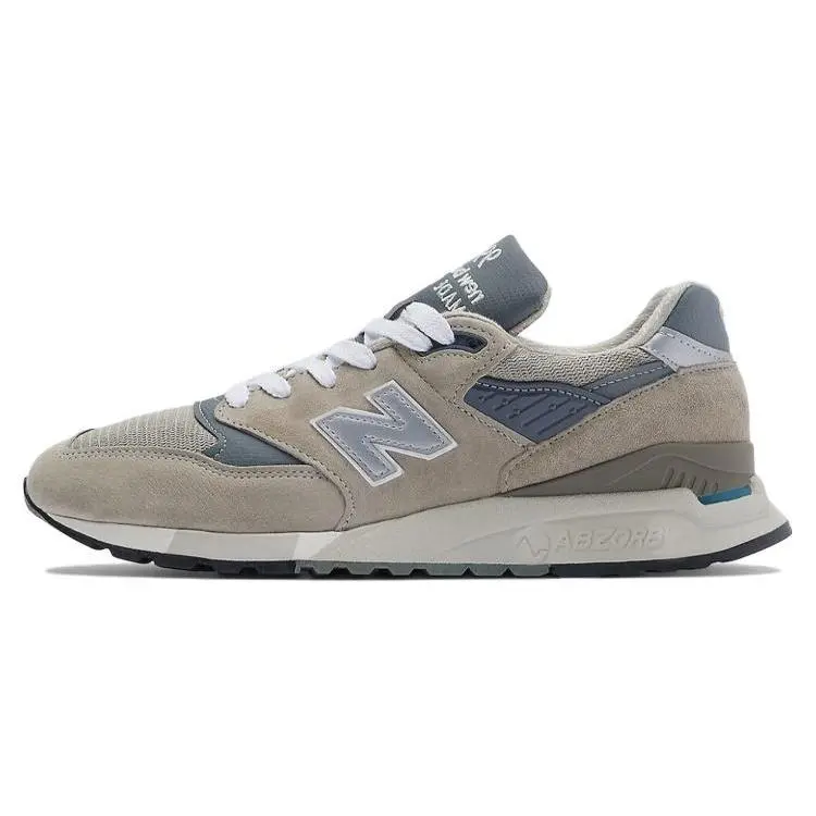 Men's Casual Lace-Up New Balance 998 Made In USA 'Grey Day 2023' Grey Silver Logo Trainers