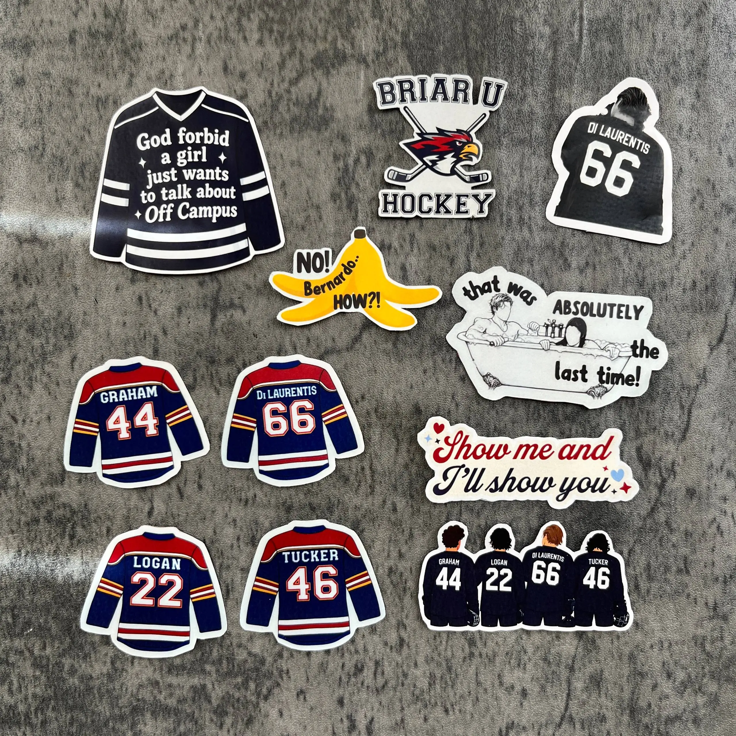 Show Me & I'll Show You Sticker, Off Campus Sticker, Hockey Romance Sticker, Garrett Graham Sticker, Off Campus Book, Ice Hockey Romance