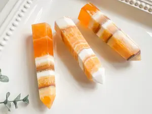 Orange Calcite Point