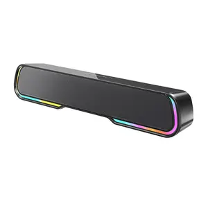 Computer Speakers for Desktop PC, Bluetooth PC Speakers with Dynamic RGB Light, Wired USB Plug & Play Comp Speaker stick, speaker, game, home theateruter Sound Bar, USB Powered Gaming Speakers for Desktop, Laptops, Phone, Tablet