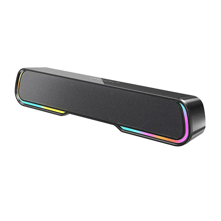 Computer Speakers for Desktop PC, Bluetooth PC Speakers with Dynamic RGB Light, Wired USB Plug & Play Comp Speaker stick, speaker, game, home theateruter Sound Bar, USB Powered Gaming Speakers for Desktop, Laptops, Phone, Tablet Smartphone Audio