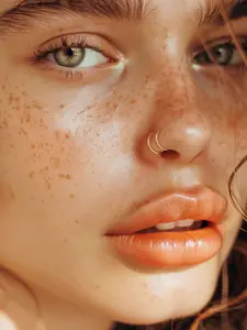 1Pcs Fake Double Piercing, Nose Cuff No Piercing Needed, Double Hoop Piercing Imitation, Minimalist Jewelry, Nose Ring Jewelry