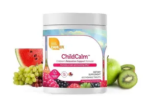 Zahler ChildCalm Magnesium Chewable for Kids - Natural Calm, Mood Support, Relaxation, 60 Tablets with Vitamin C for Healthy Kids