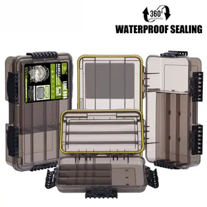 DeepJaw Outfitters Waterproof Lure Tackle Box | All-in-One Fishing Storage  360° Full Waterproof Lure Organizer