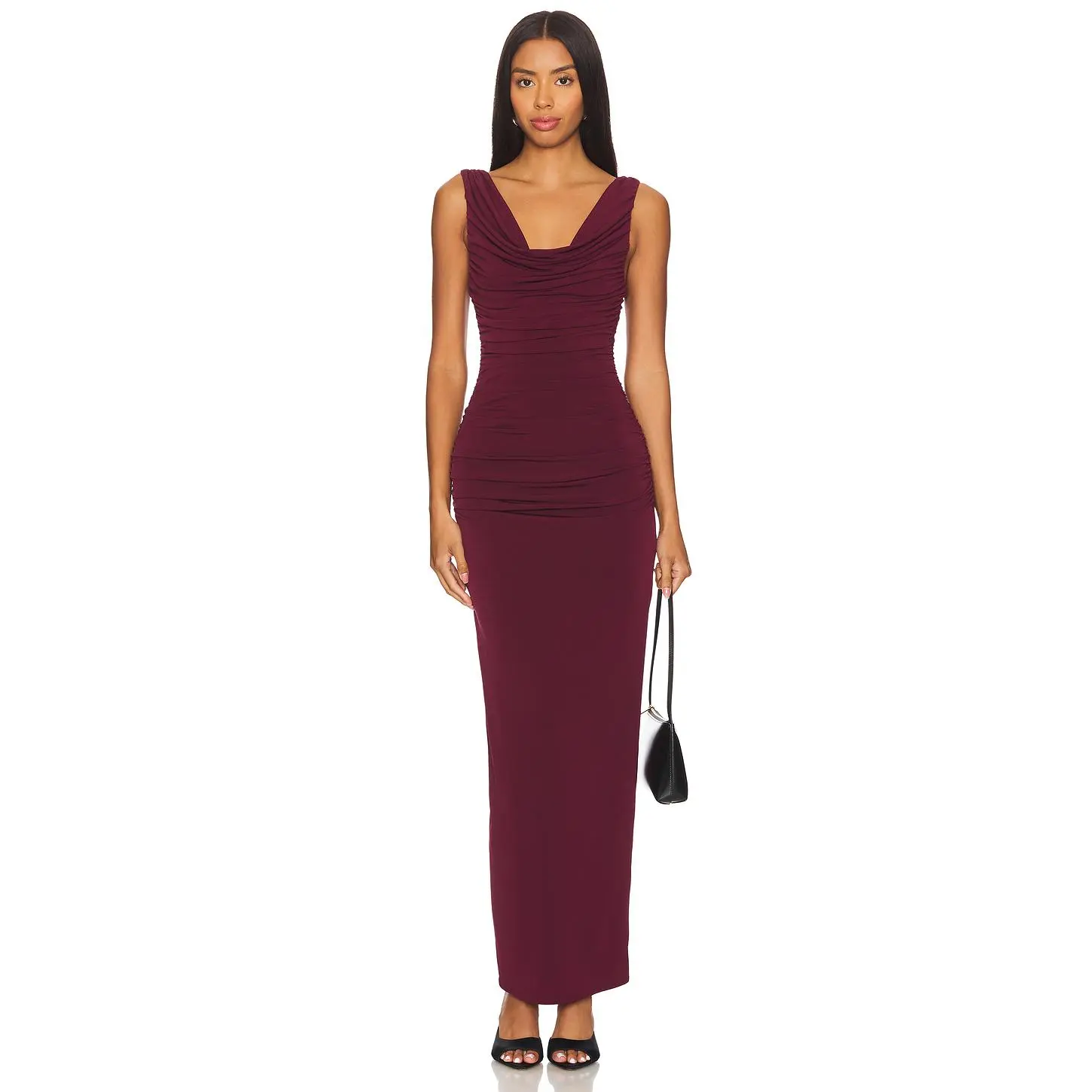Katie May Rita Gown in Sangria