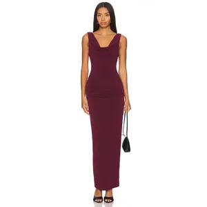 Katie May Rita Gown in Sangria
