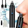 USB Rechargeable Cordless Nose Hair Trimmer, Electric Nose Hair Shaver, Beauty Personal Care Appliance for Men & Women, Hair Removal Solution