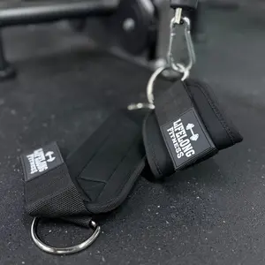 Ankle Straps - 2 Per Pack - One Size Fit - Premium Padded Cuffs for Glute Kickbacks & Cable Exercises