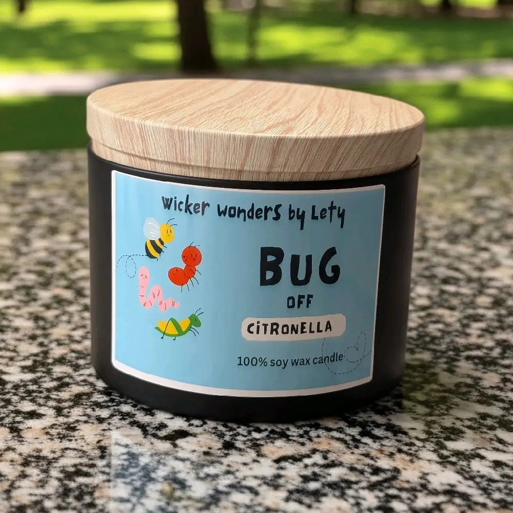 Bug off Citronella candle
