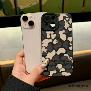 Phone Case: Bird Camouflage Forest Adventure Pattern Matte Silicone Phone Case, skin-friendly feel, full lens protection against drops, suitable for iPhone 17/16/15/13/11/16 Pro/17 Pro Max/12 Pro/14 Pro Max/15 Pro Max/16 Plus/17 Air