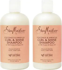 Shea moisture coconut hibiscus curl & shine shampoo